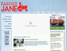 Tablet Screenshot of farmerjane.org